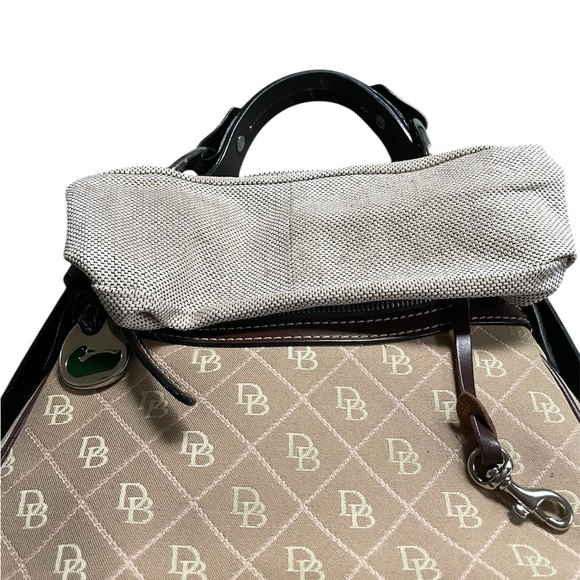Dooney & Bourke Signature Monogram Canvas Hobo bag Vintage - Picture 7 of 9